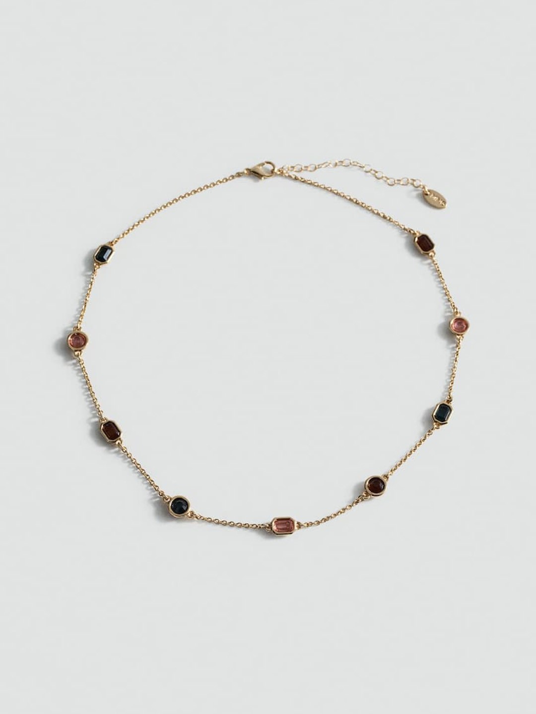 

MANGO Combined Beads Chain Necklace, Gold