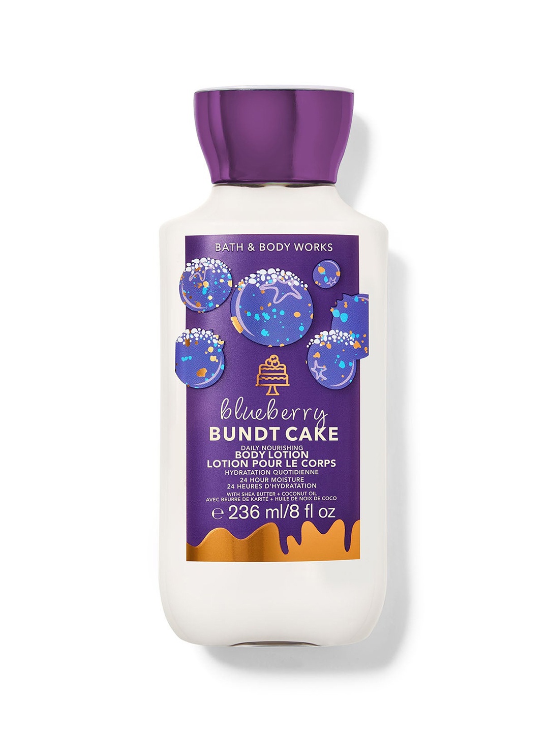 

Bath & Body Works Blueberry Bundt Cake Daily Nourishing Body Lotion - 236ml, Purple