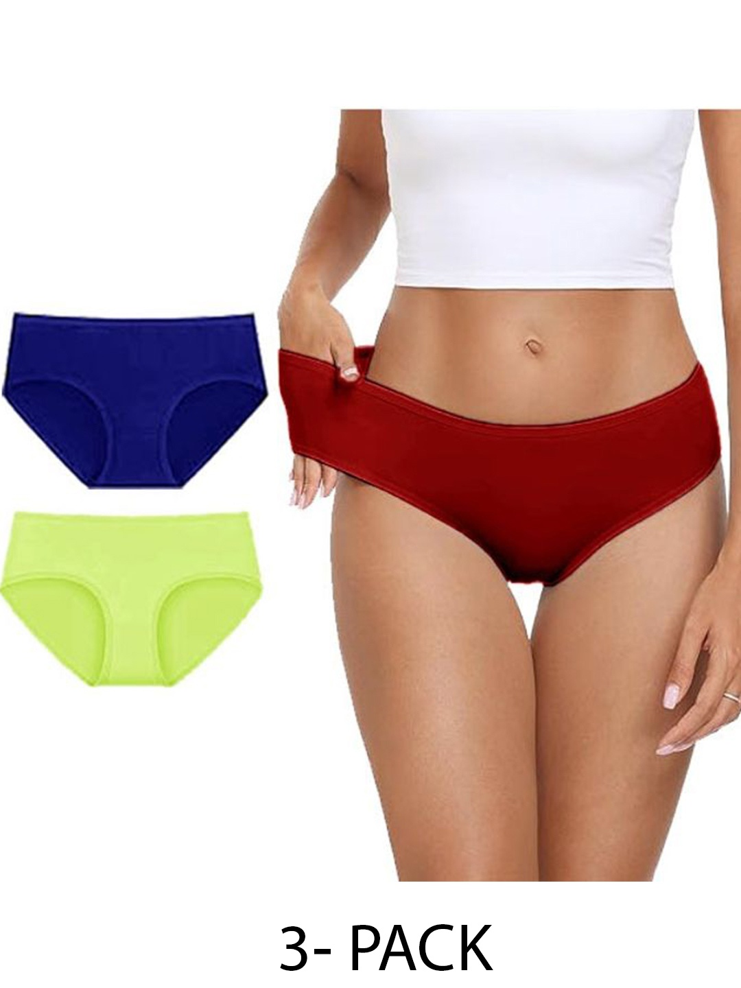 

Diving Deep Pack of 3 Hipster Briefs, Multi