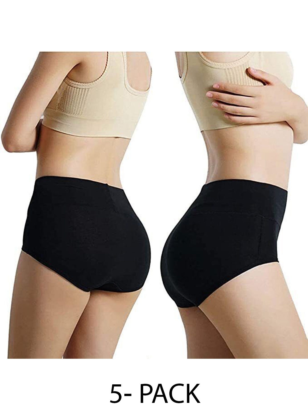 

Diving Deep Pack of 5 Hipster Briefs, Black