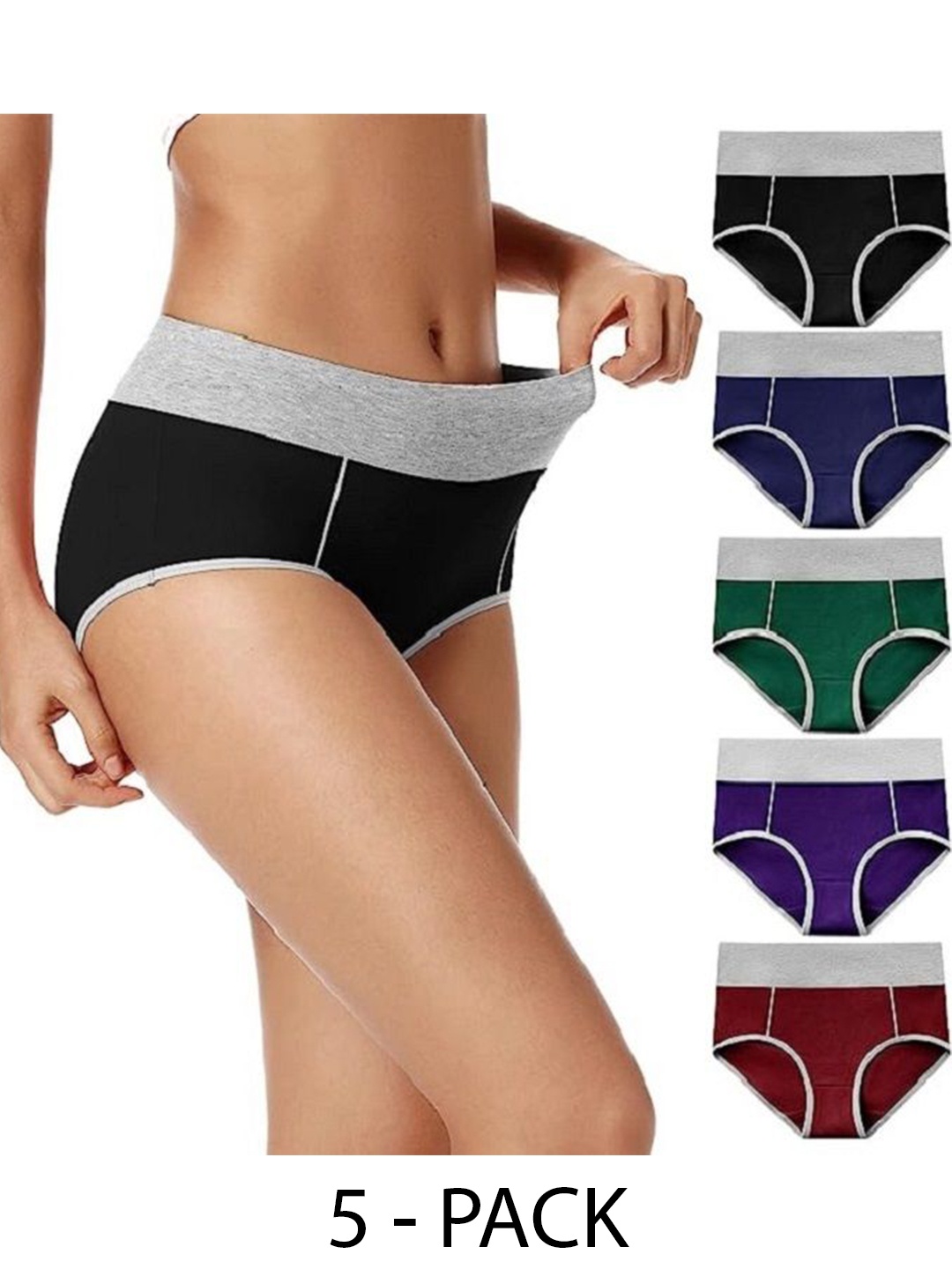 

Diving Deep Pack of 5 Hipster Briefs, Multi