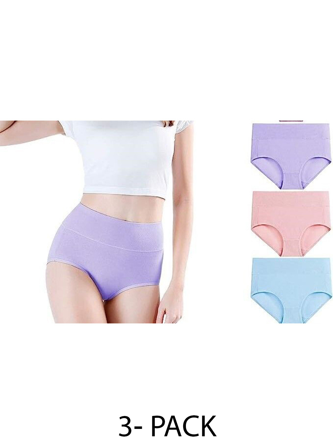 

Diving Deep Women Pack of 3 Hipster Briefs, Assorted