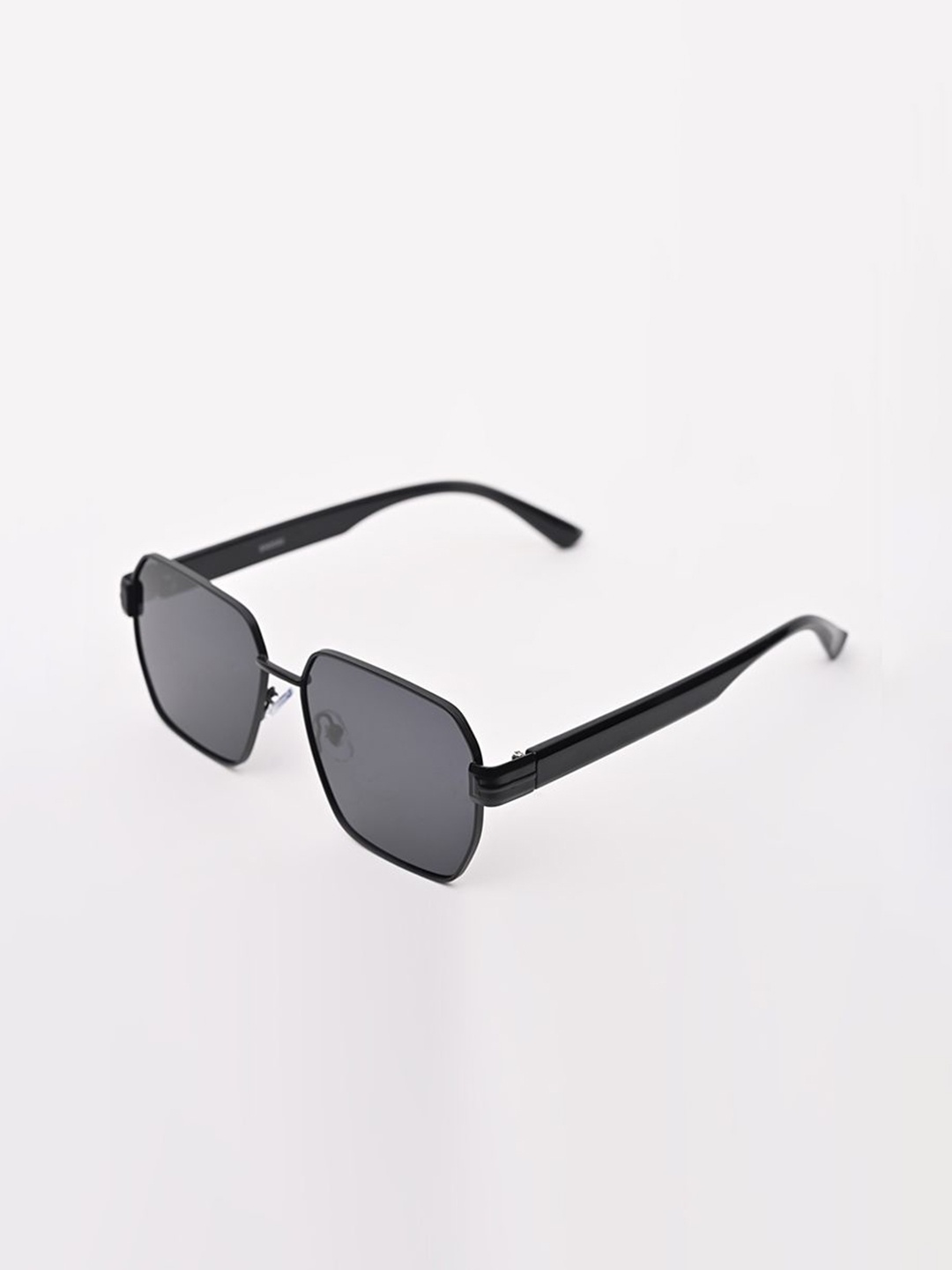 

Snitch Men Square Sunglasses with UV Protected Lens SN0090, Black