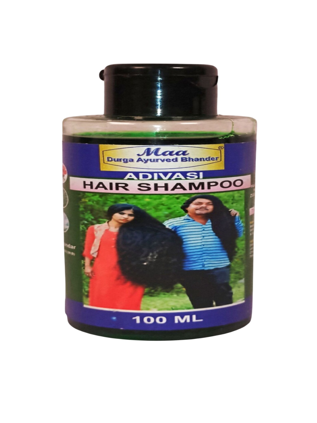 

Maadurga ayurved bhander Adivasi Shampoo For Anti-Dandruff - 100 ml, Green