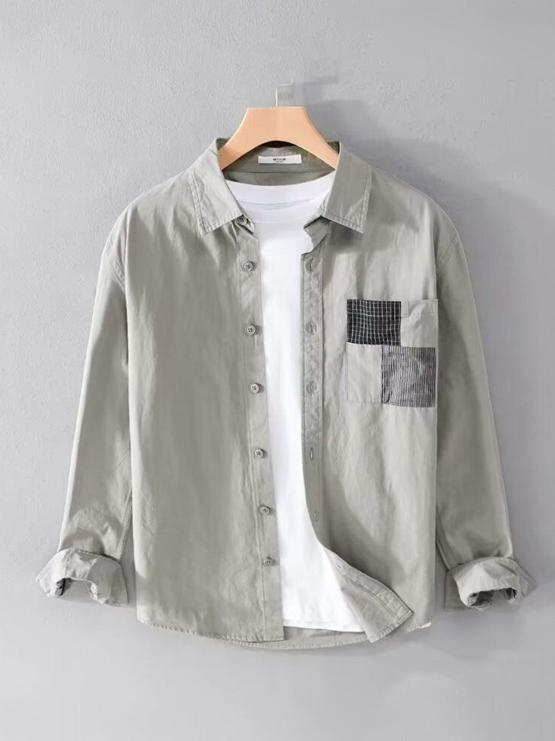 

StyleCast Men Opaque Casual Shirt, Grey