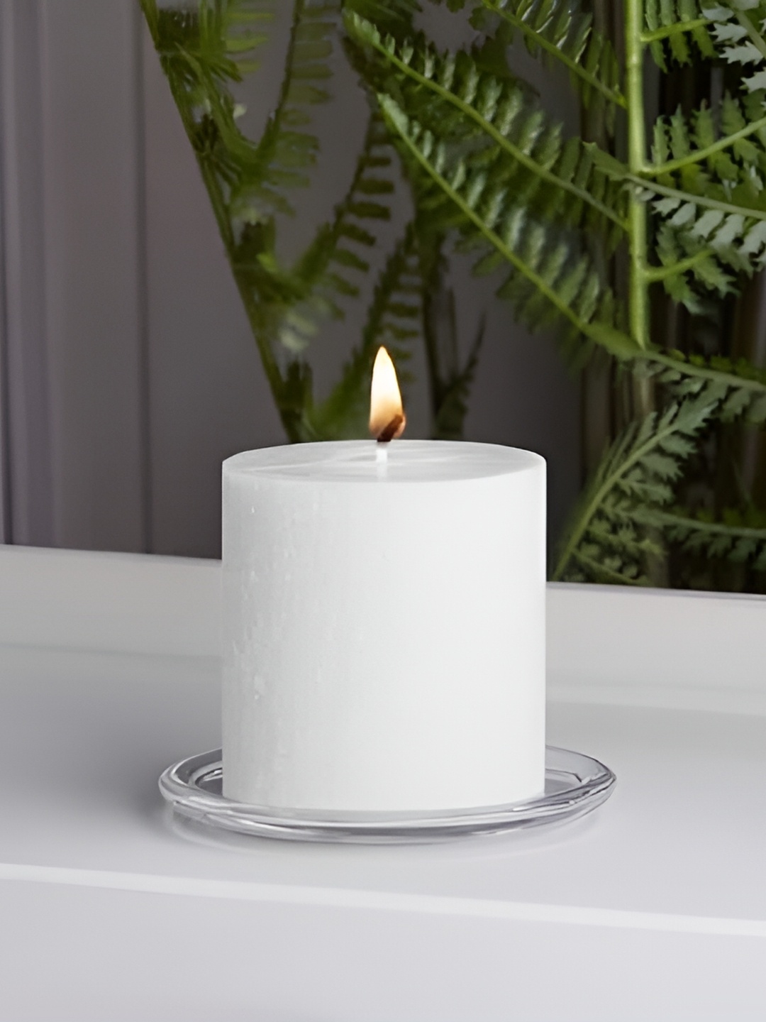 

atorakushon White 1 Pieces Scented Tall Pillar Candle