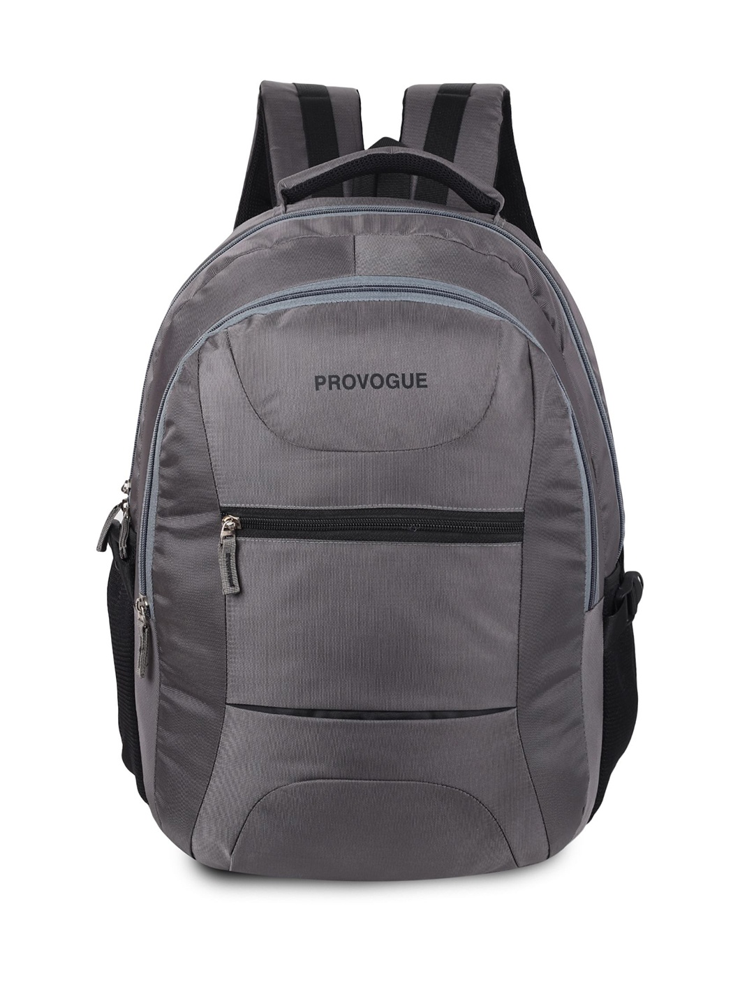 

Provogue Unisex Brand Logo Backpack with Compression Straps, Grey