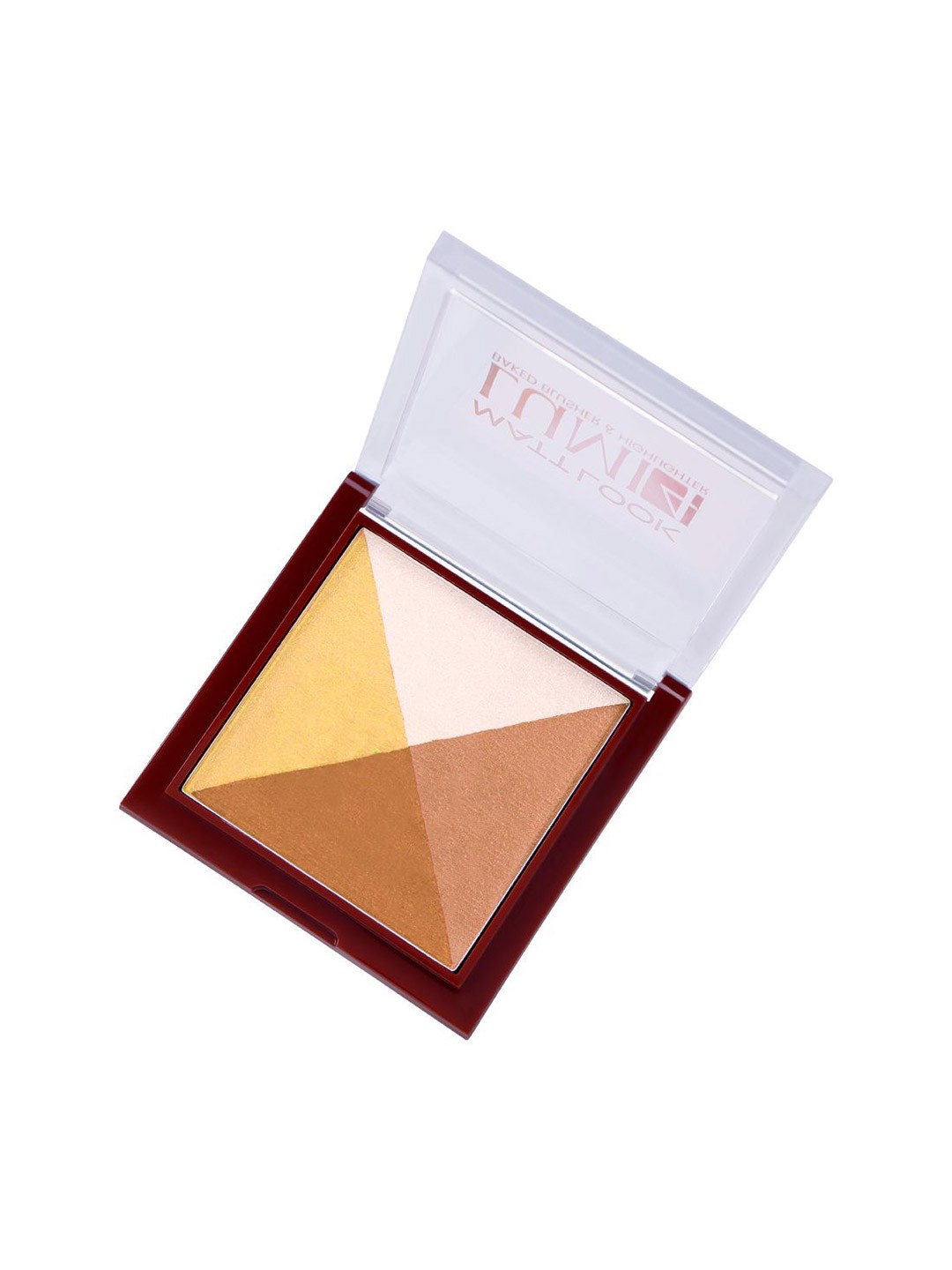 

Mattlook Lumi 4 Baked Blusher & HIghlighter - 7.5 g- Golden Hours 04, Gold