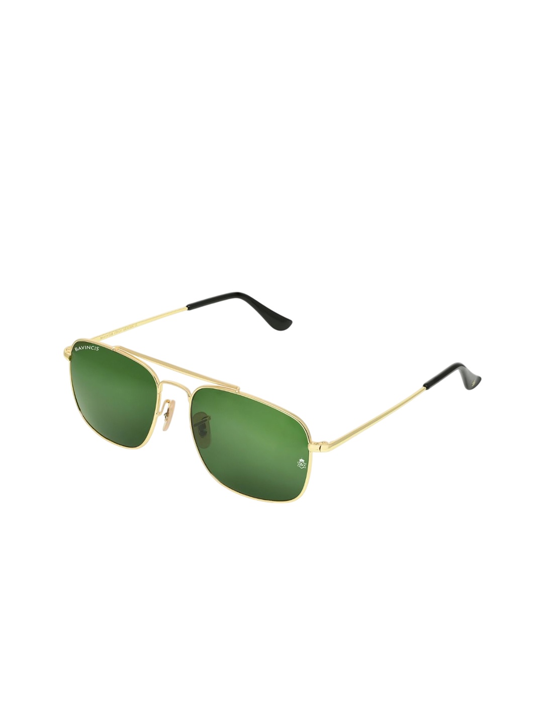 

BAVINCIS Unisex Square Sunglasses with UV Protected Lens, Green