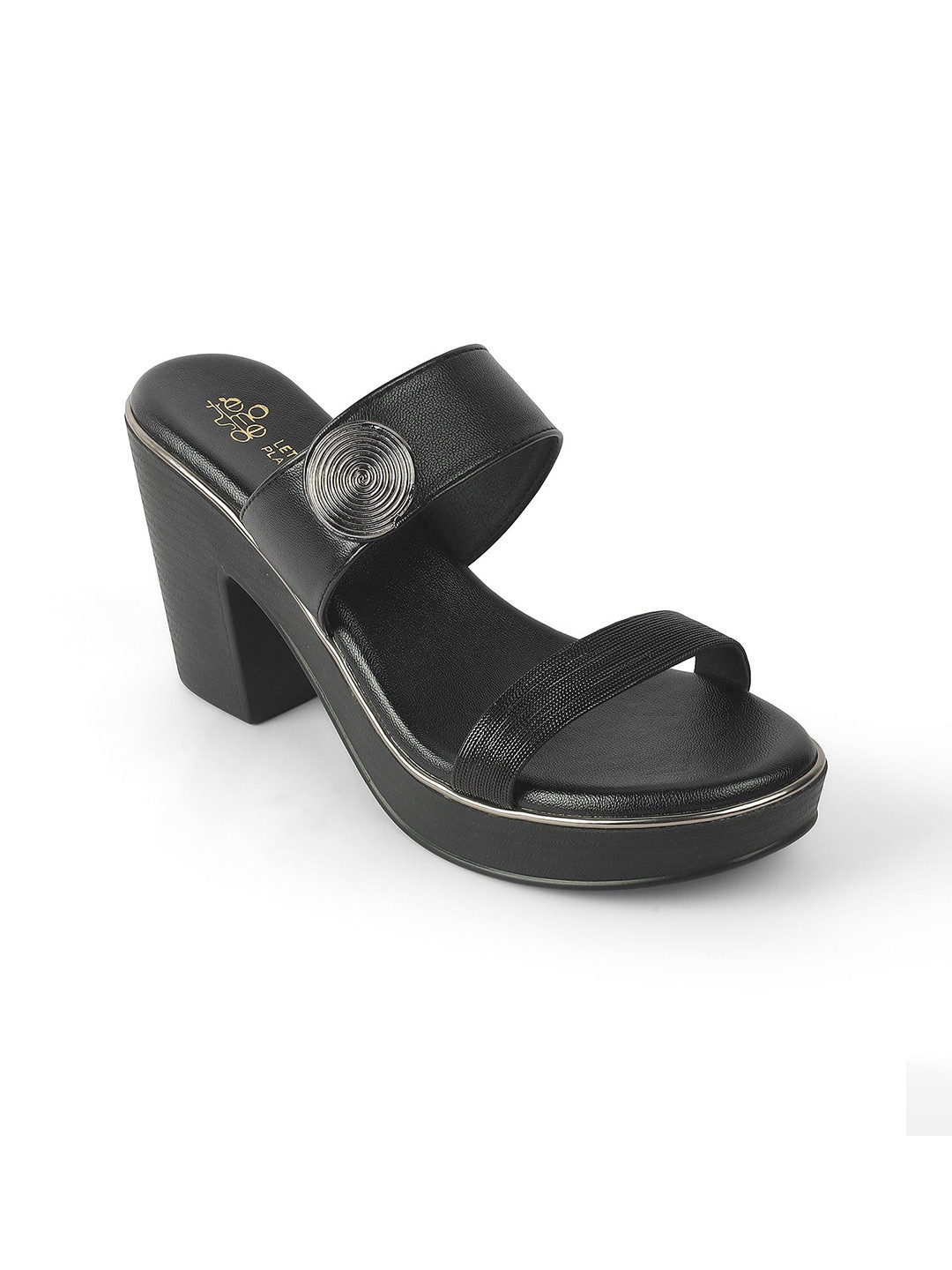 

Tresmode Women TALL Open Toe Block Heel Sandals, Black