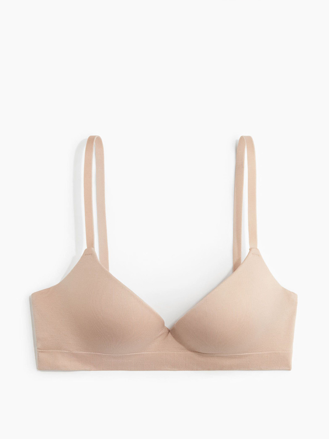

H&M Seamless Super Push-Up Bra, Beige