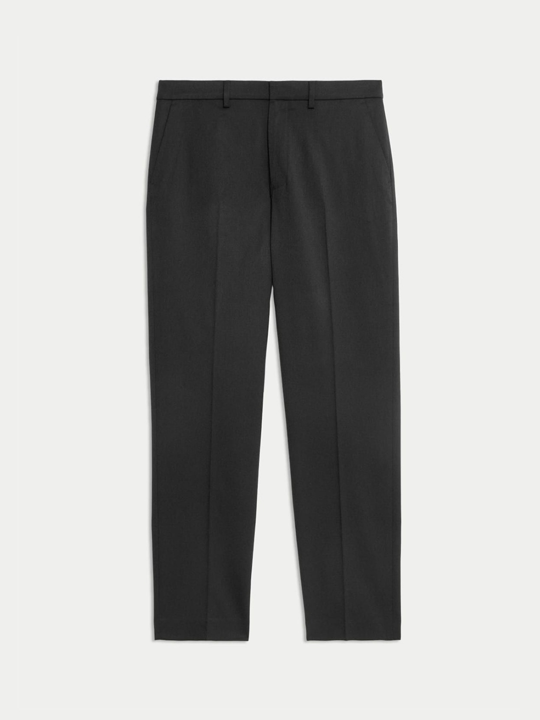 

Marks & Spencer Men High-Rise Trousers, Black