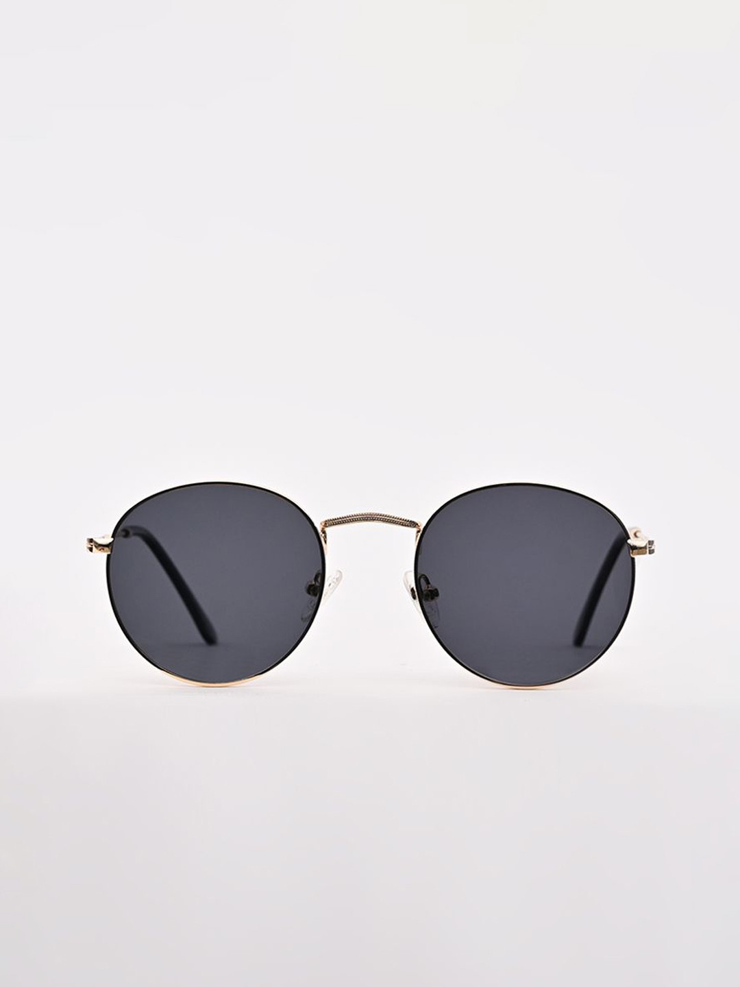

Snitch Men Round Sunglasses with UV Protected Lens SN0109-Gold