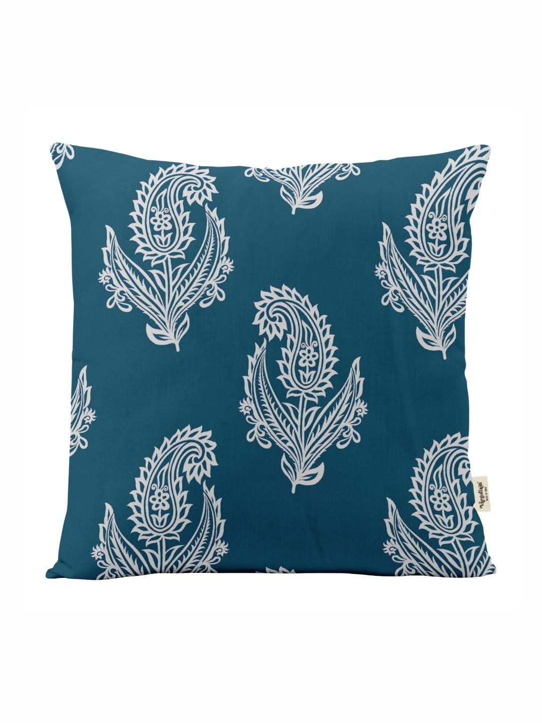 

Vargottam Blue & White Set of 5 Ethnic Motifs Square Cushion Covers