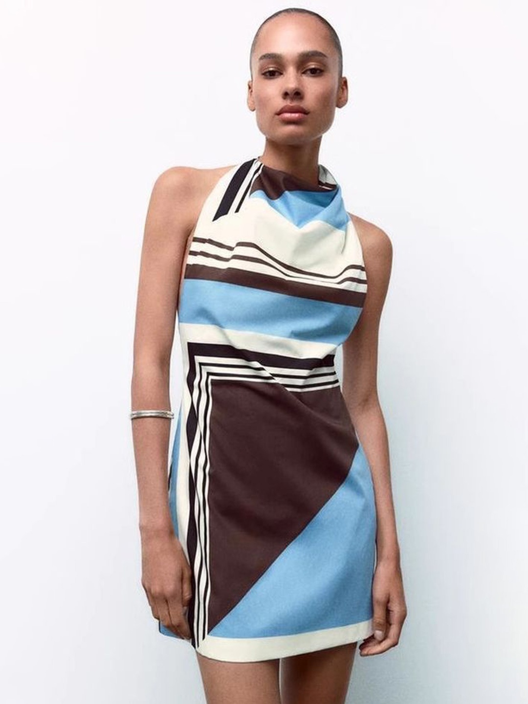 

LULU & SKY Striped Sheath Dress, Blue