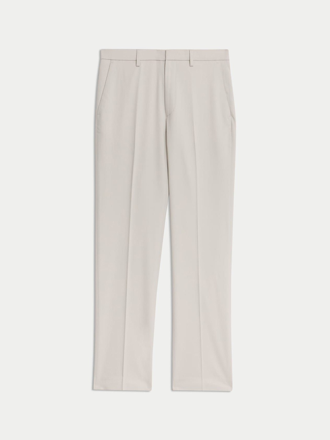 

Marks & Spencer Men High-Rise Trousers, Grey