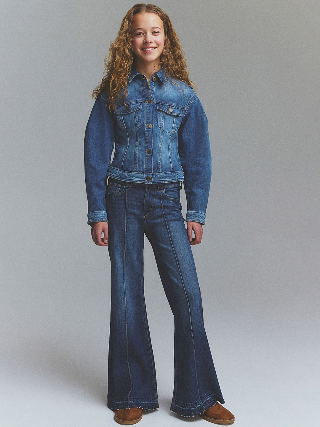 

H&M Short Denim Jacket, Blue