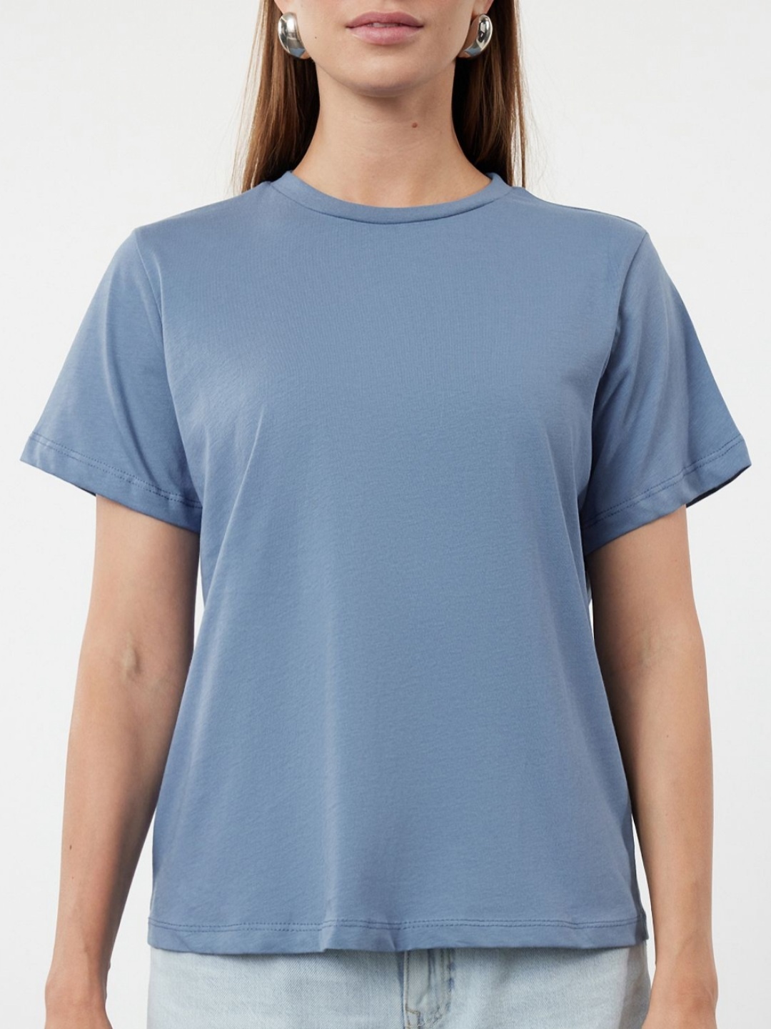 

Trendyol Women Extended Sleeves Cut Outs T-shirt, Na
