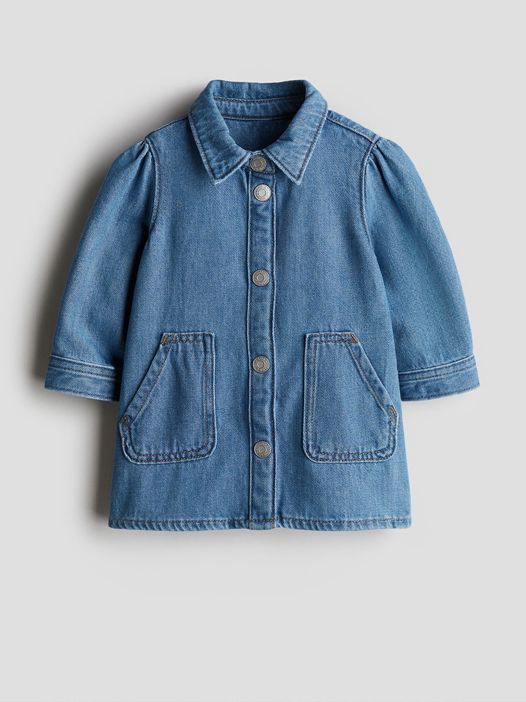 

H&M Denim Shirt Dress, Blue