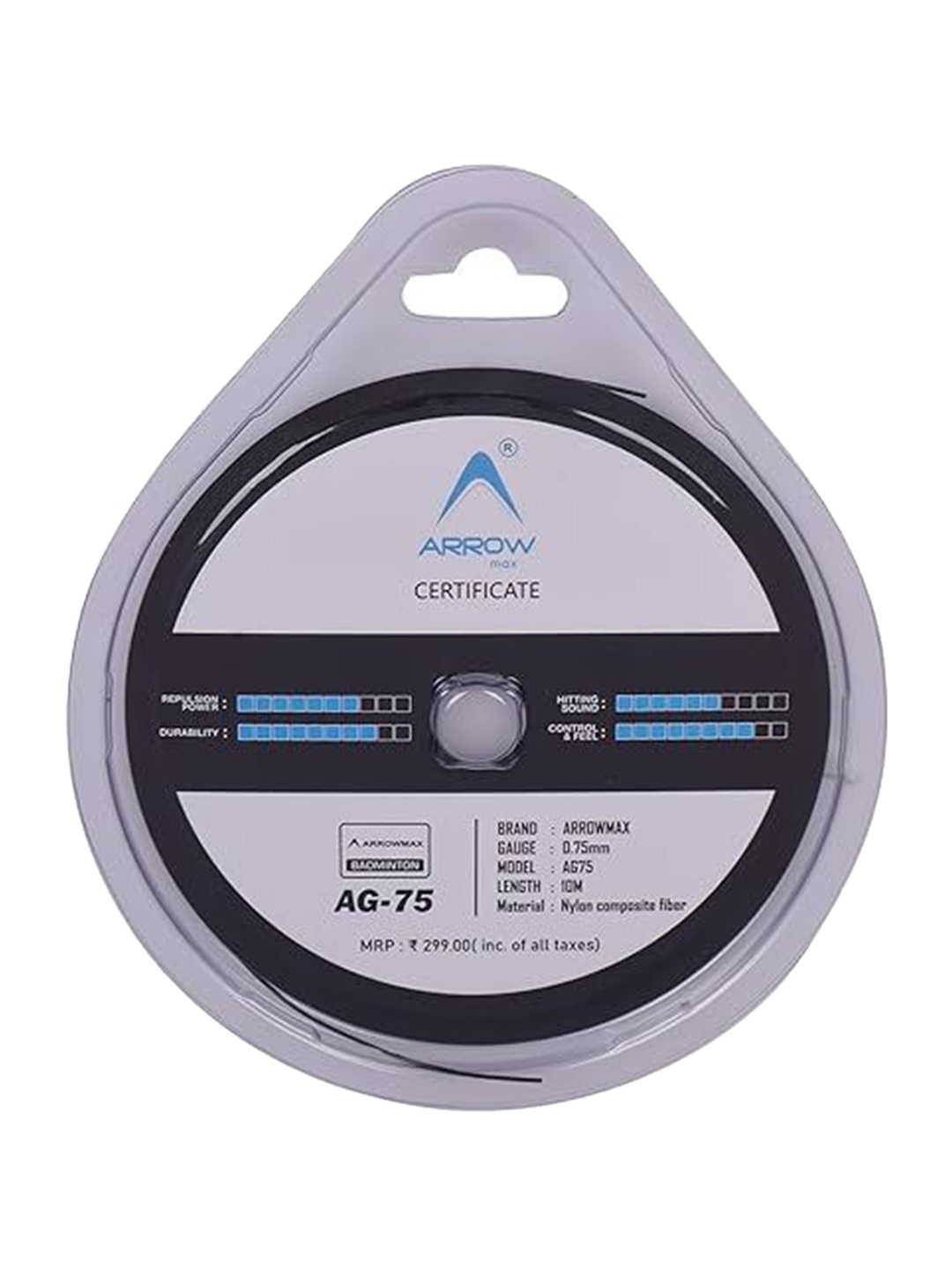

ARROWMAX Multifilament Badminton Gut Strings, Black