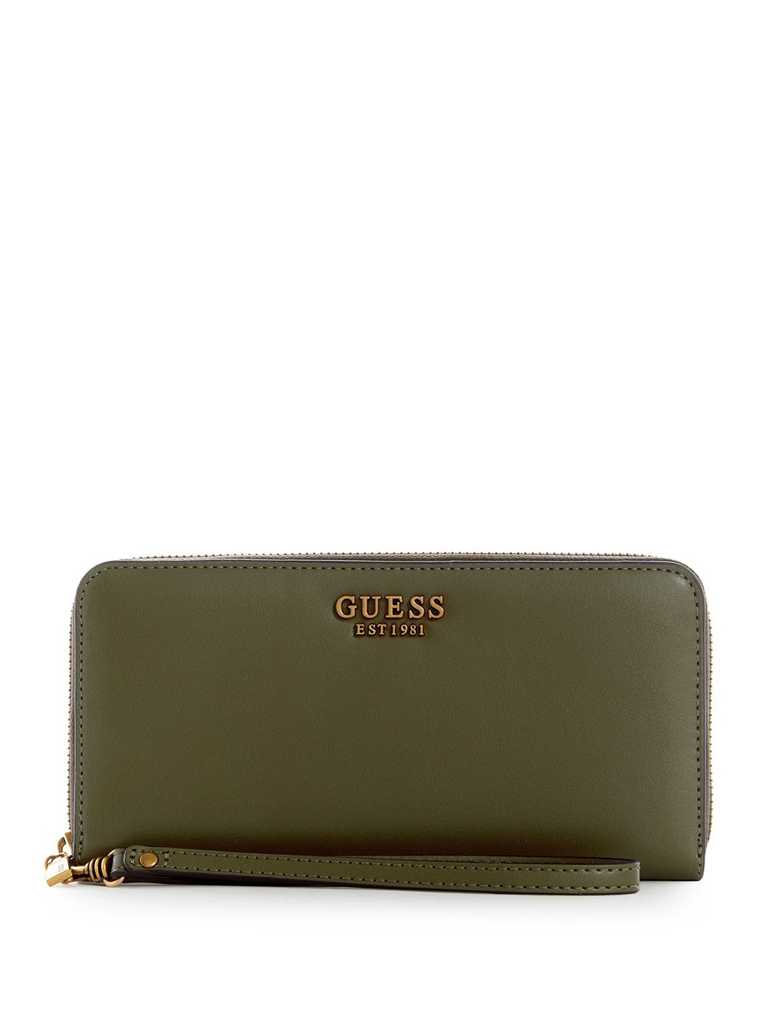 

GUESS Women PU Two Fold Wallet, Olive