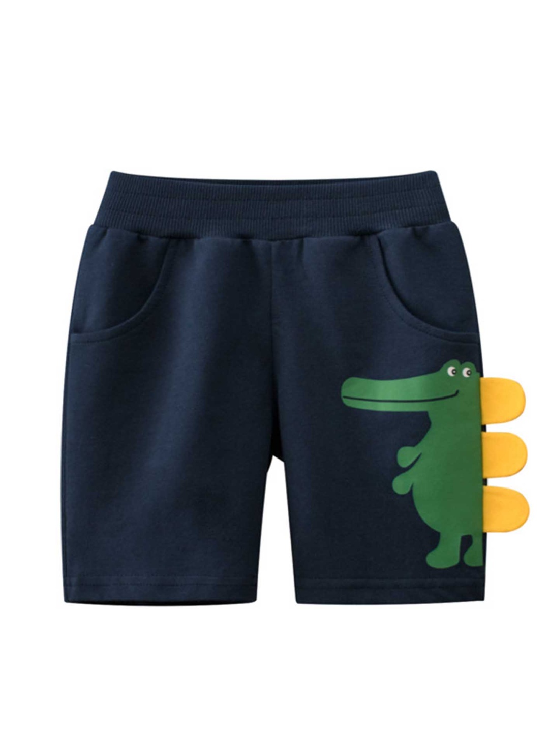 

LULU & SKY Boys High-Rise Shorts, Navy blue