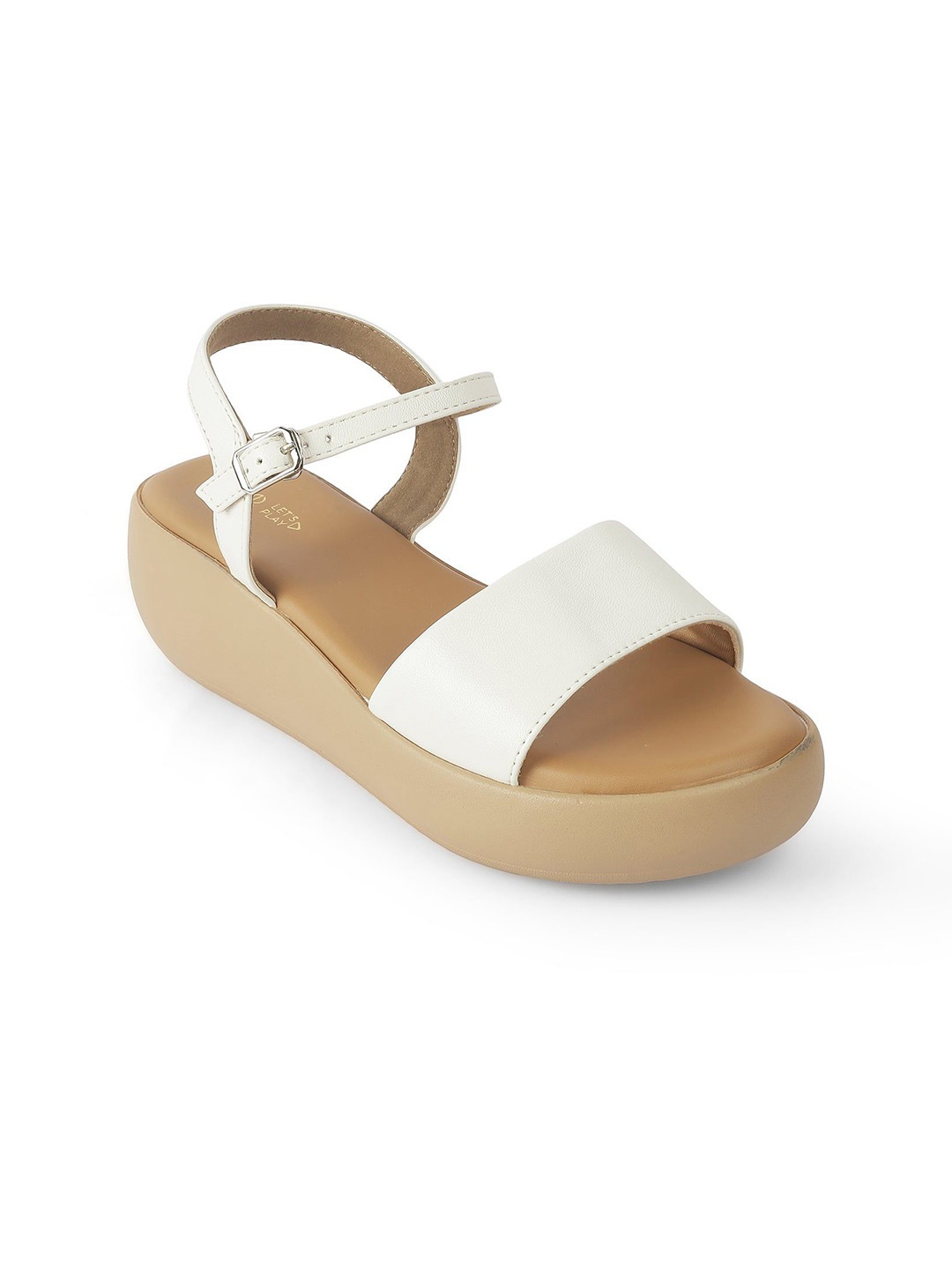 

Tresmode Women Wedge Heels Sandals, White