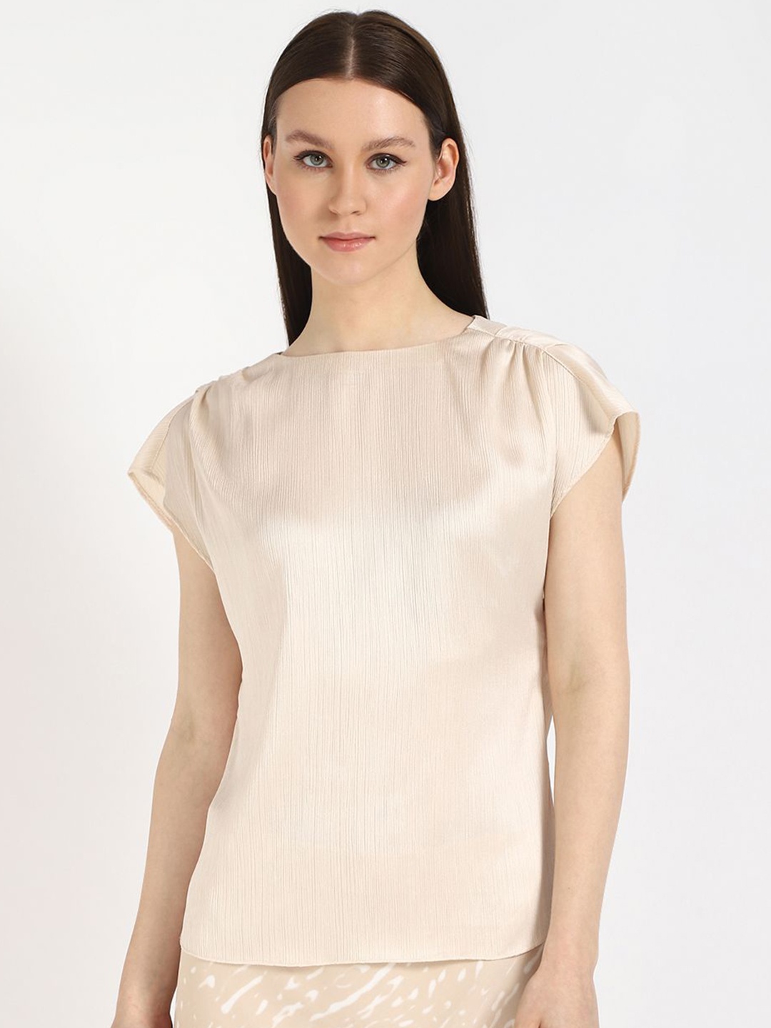 

Calvin Klein Jeans Extended Sleeves Top, Beige