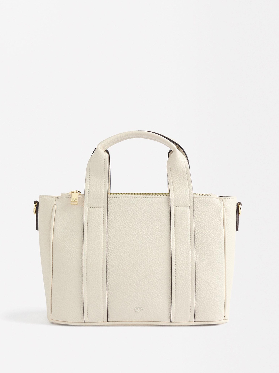 

PARFOIS Structured Handheld Bag, White