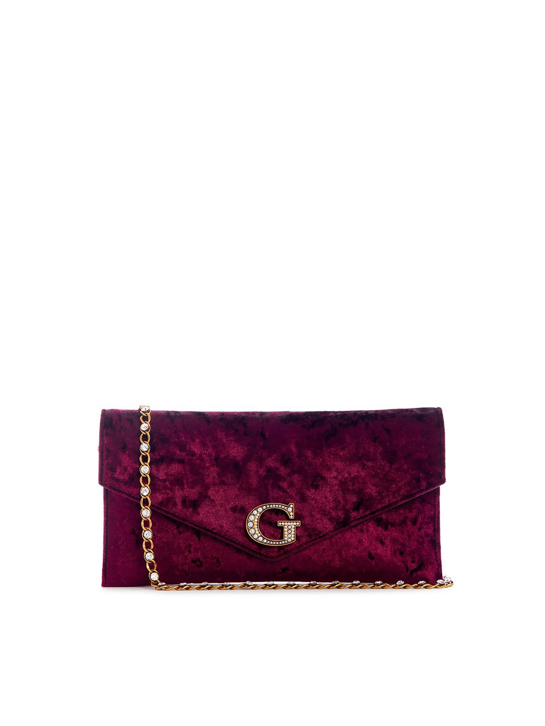 

GUESS Printed Purse Clutch, Red