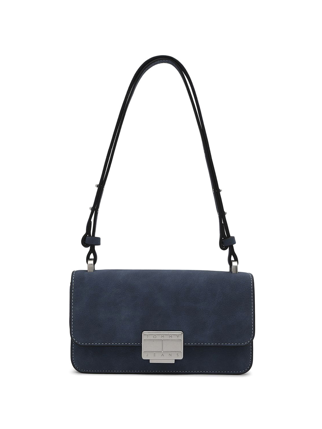 

Tommy Hilfiger PU Structured Sling Bag, Blue