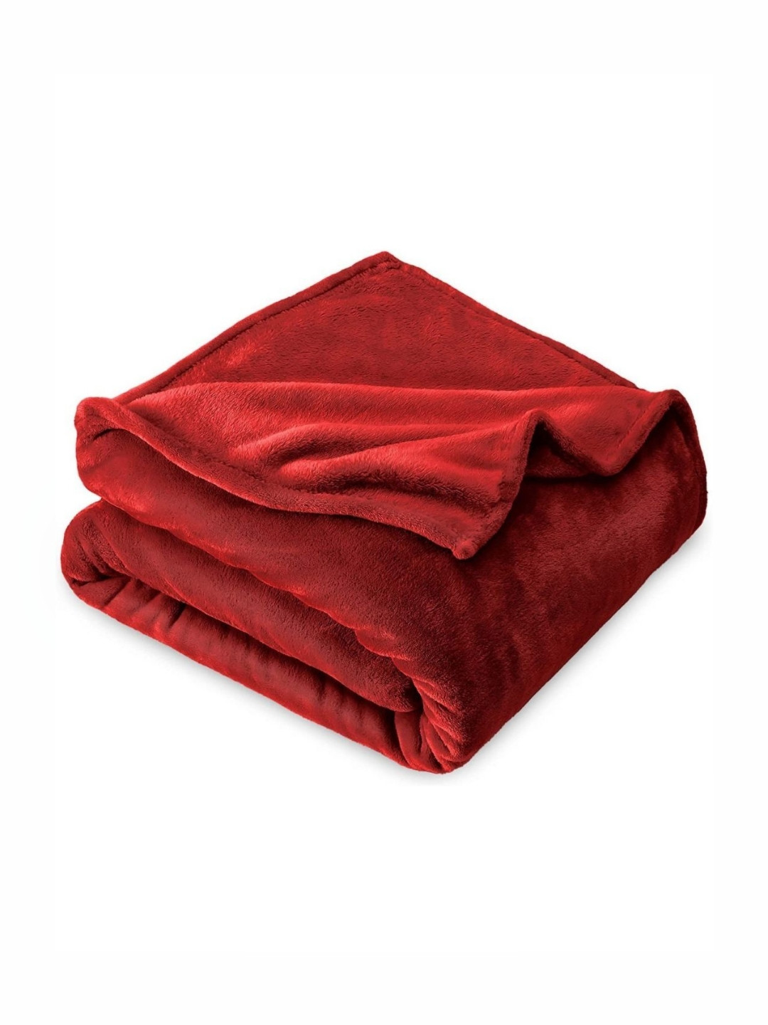 

VAS COLLECTIONS Red Fleece 300 GSM AC Room Double Bed Blanket