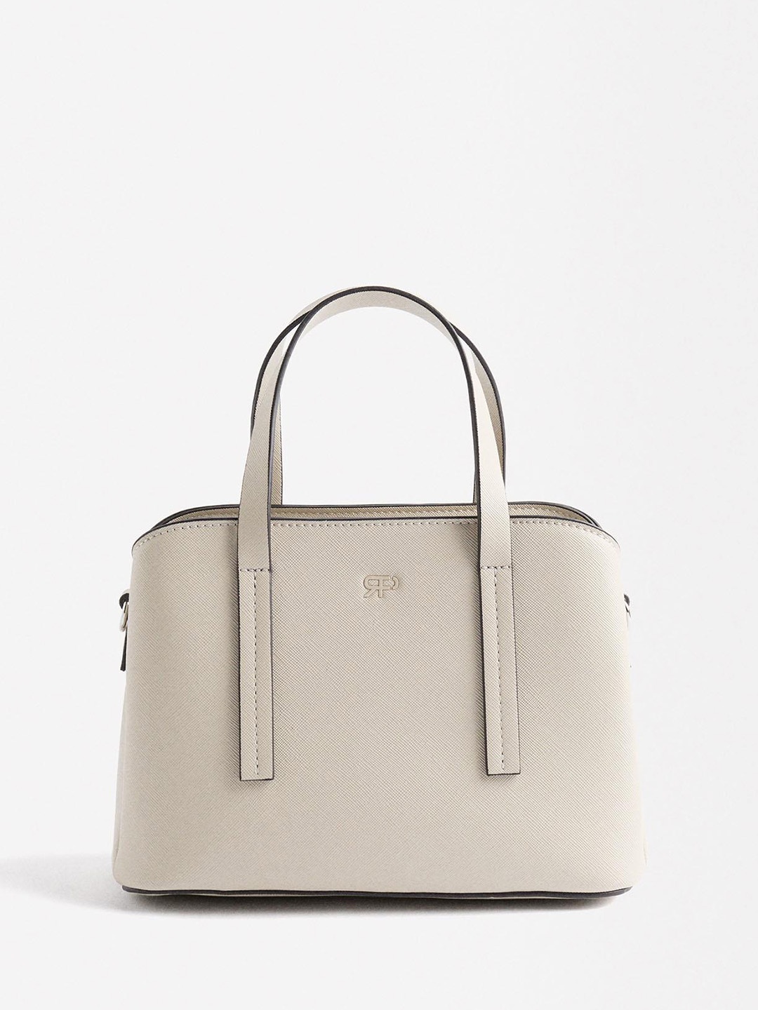 

PARFOIS Structured Handheld Bag, Off white