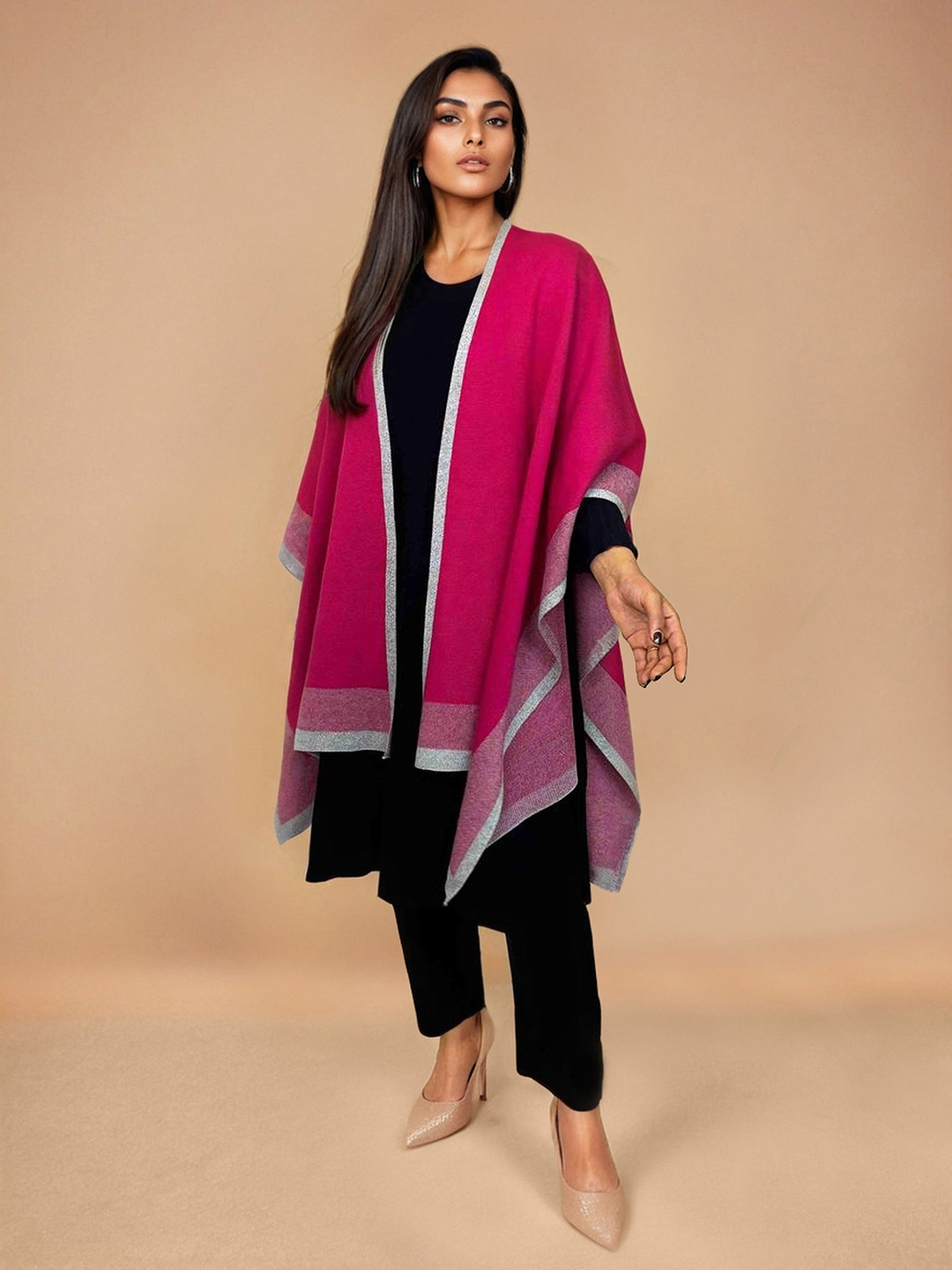 

trueBrowns Women Shrug, Pink