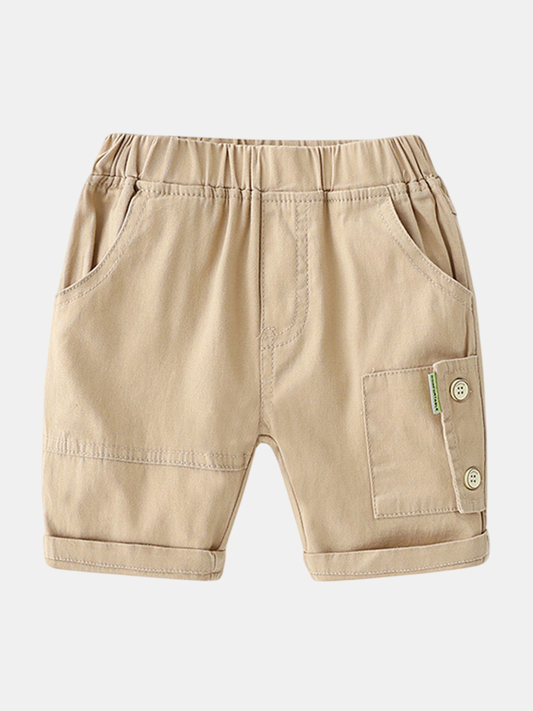 

LULU & SKY Boys High-Rise fwd Shorts, Khaki