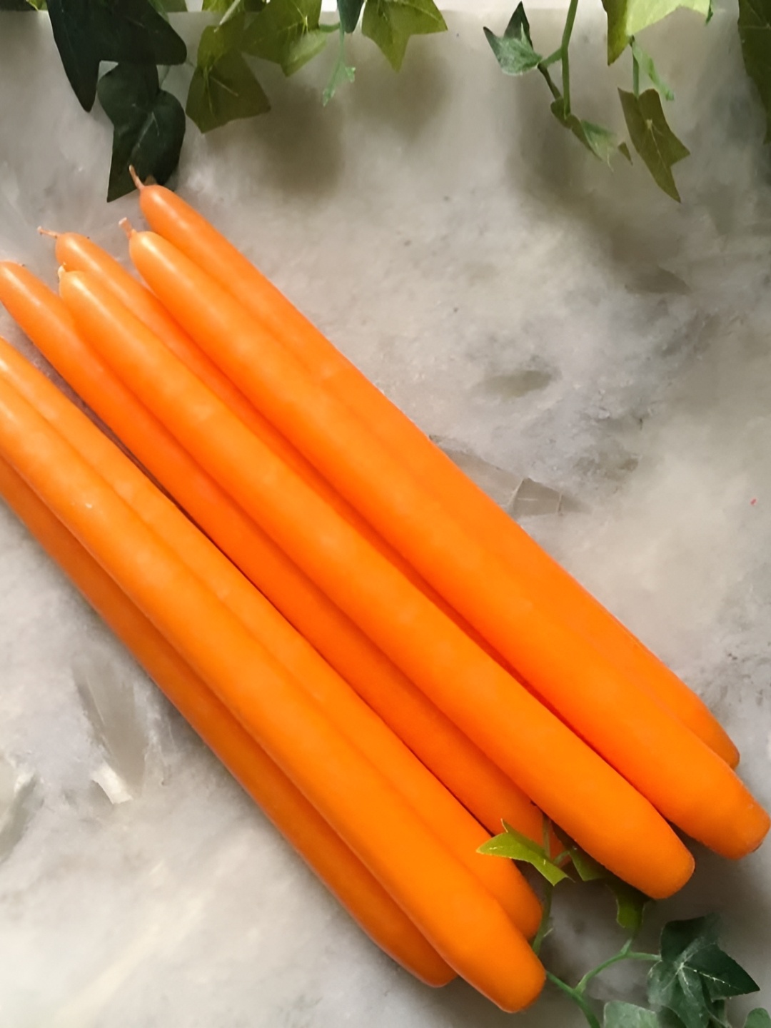 

atorakushon 8 Pcs Orange Scented Tapered Candle