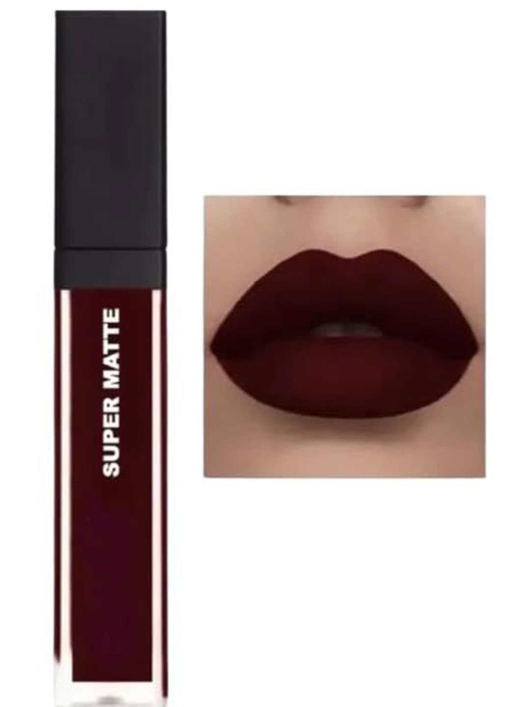 

VBA Super Matte Waterproof Liquid Lipstick - 9 ml - Maroon