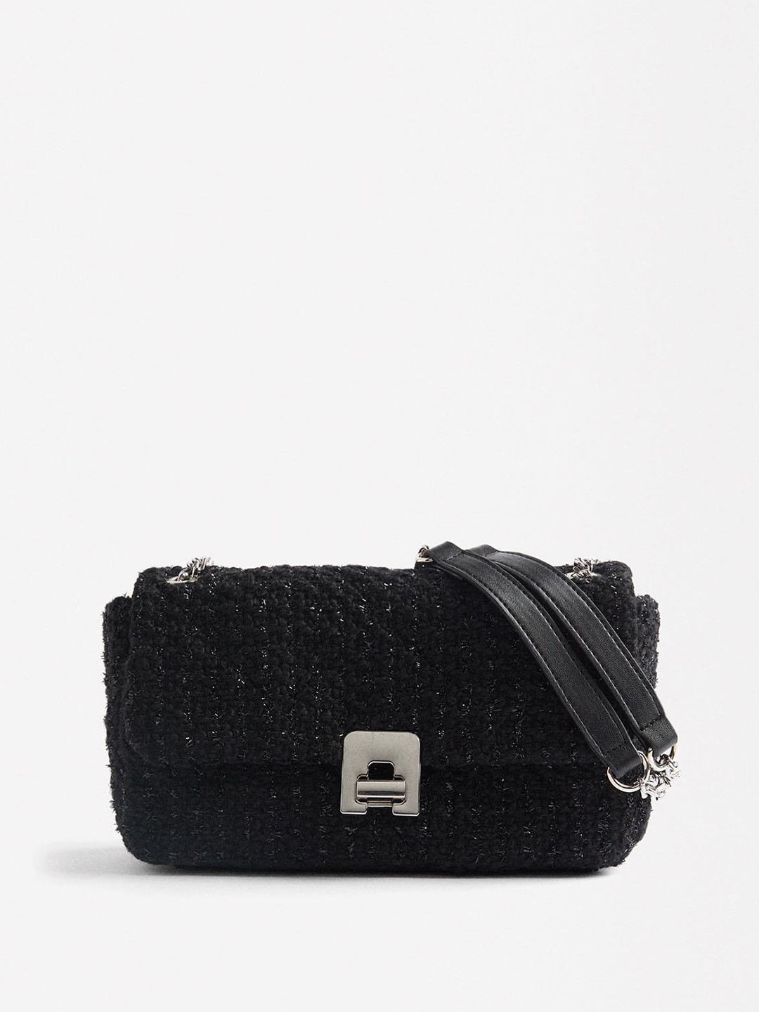 

PARFOIS Structured Shoulder Bag, Black
