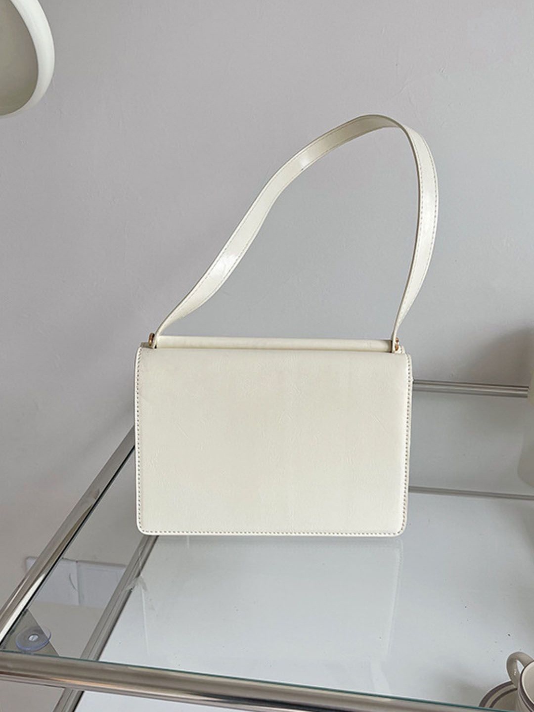 

StyleCast Colourblocked Bowling Hobo Bag, White
