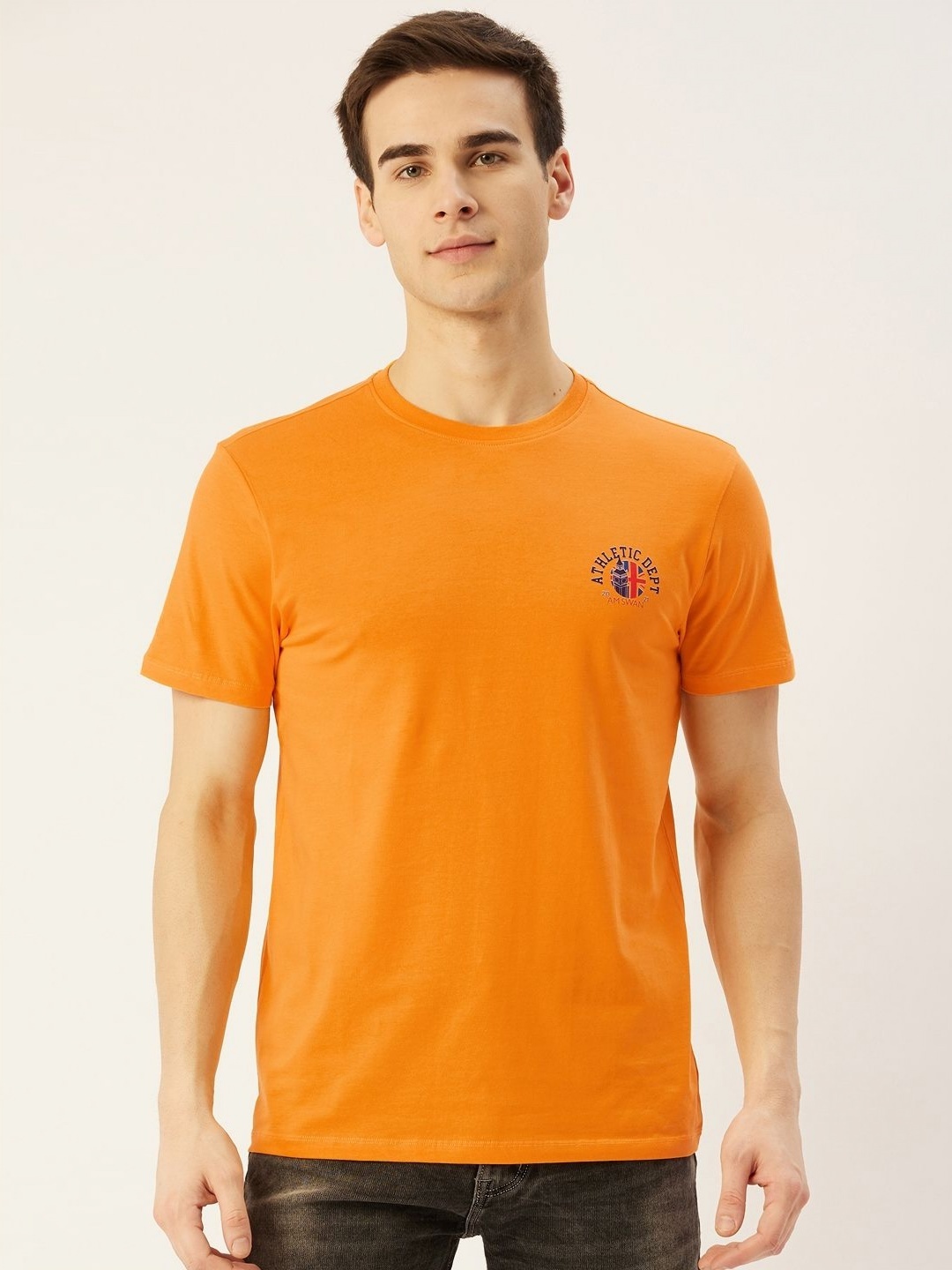 

AMSWAN Men T-shirt, Yellow