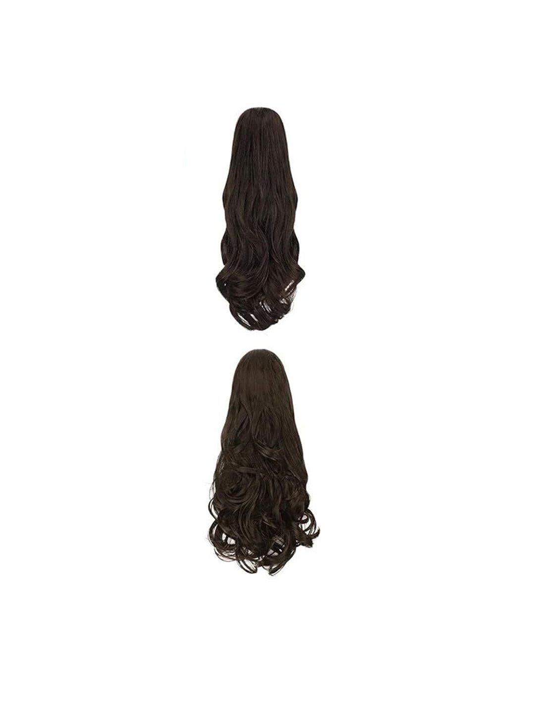 

CRIBE Clip-In Curly Ponytail Hair Extension - Highlight - 24 Inch, Brown