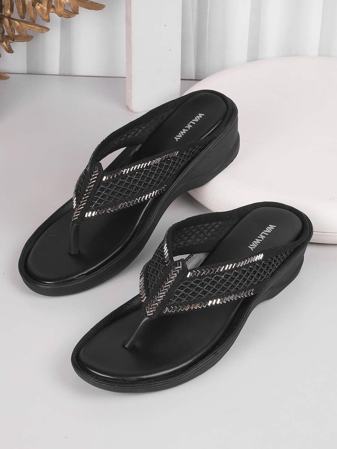 

WALKWAY by Metro Block Sandals, Black