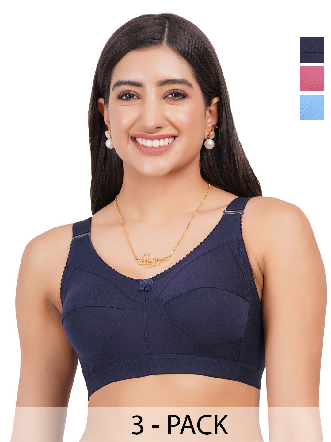 

Liigne Bra Full Coverage, Blue