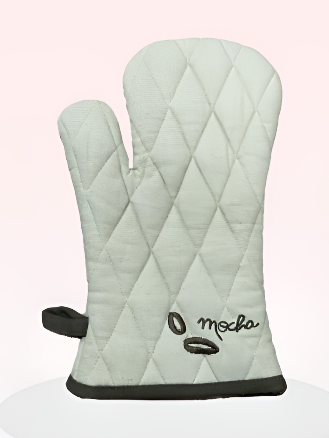

SAJAVAT Grey & Black Pure Cotton Oven Glove