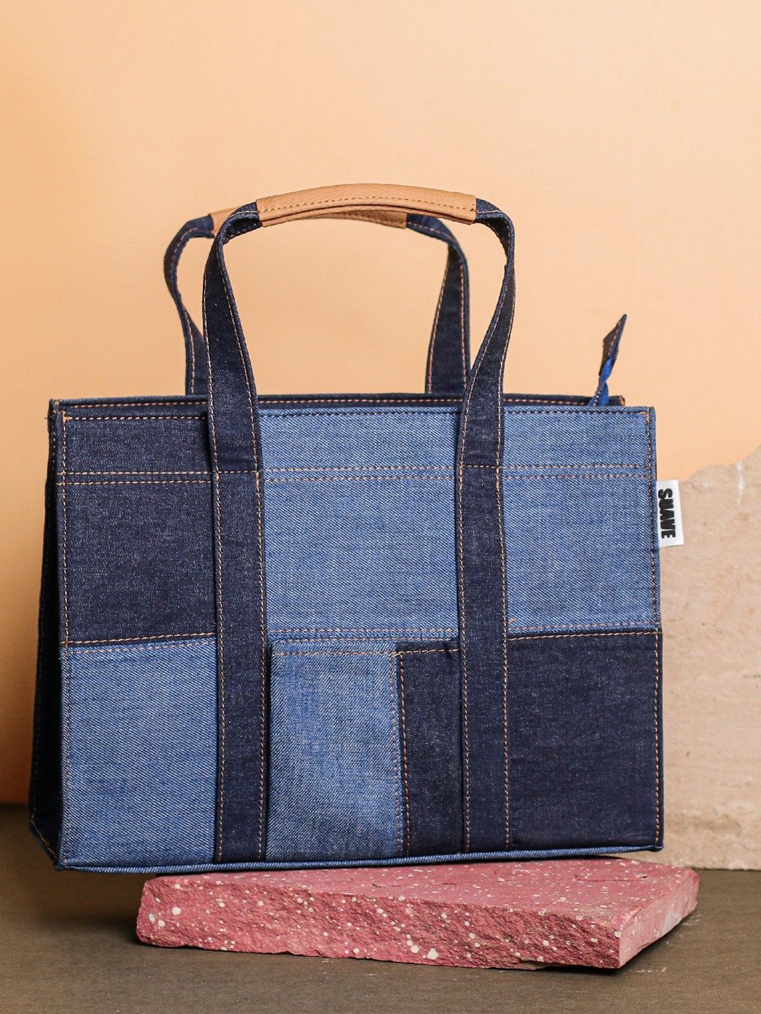 

Suave Bags Denim Delight Tote Handheld Bag, Blue