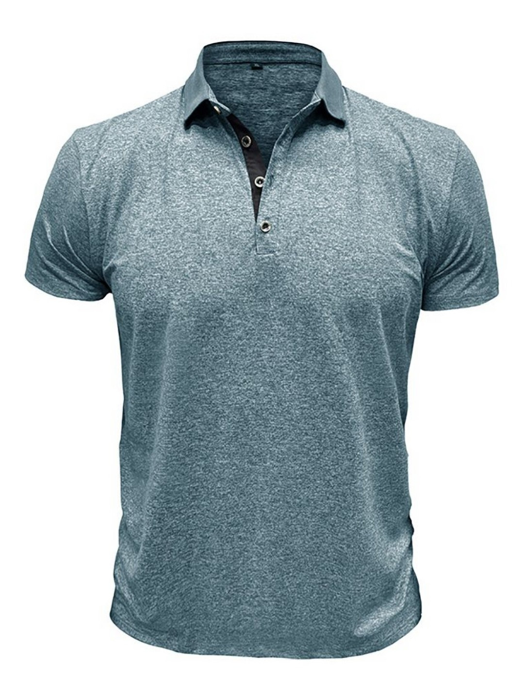 

StyleCast x Revolte Men Solid Polo Collar T-shirt, Blue