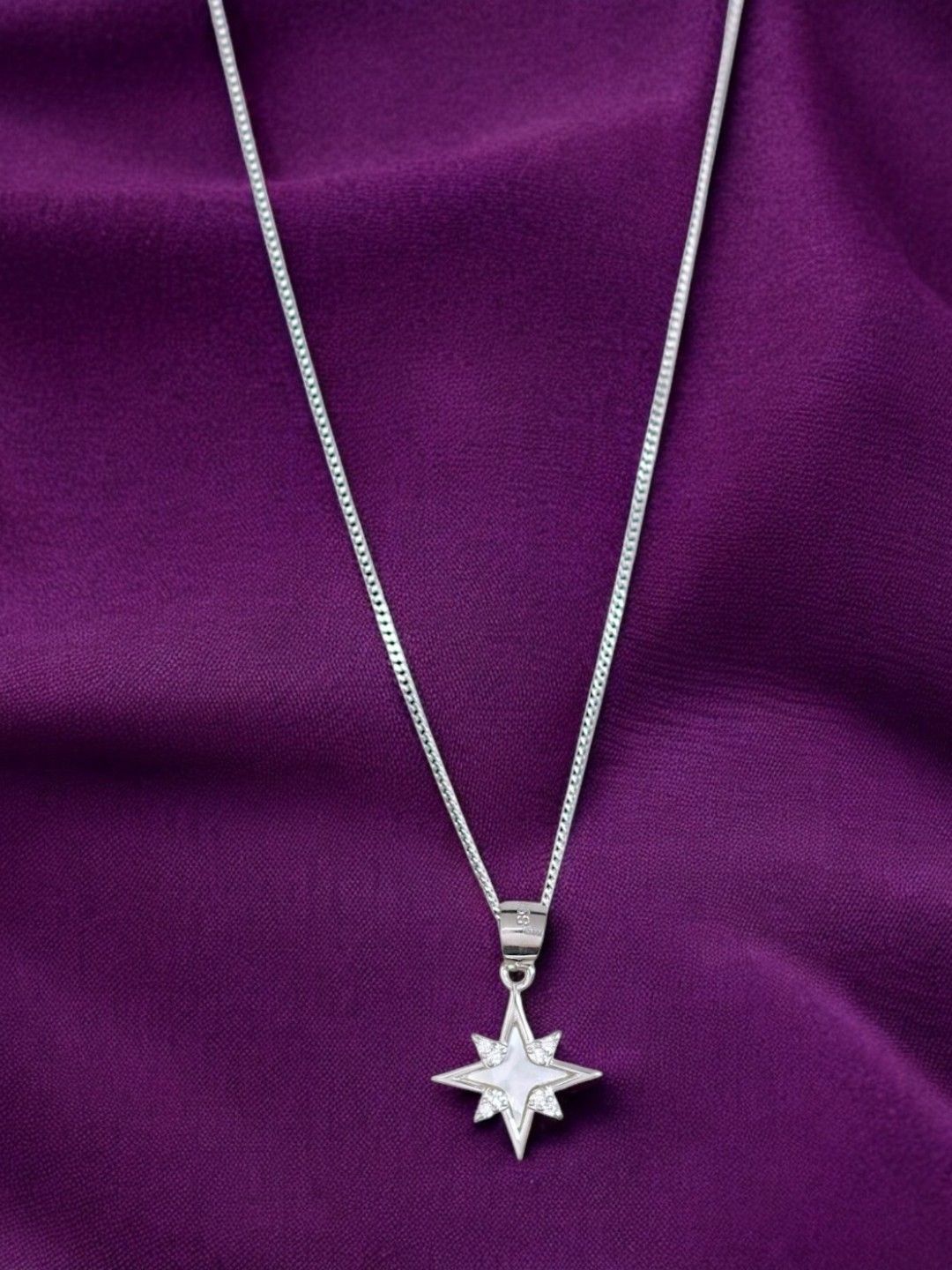 

Taraash Silver-Plated Star Shaped Pendants