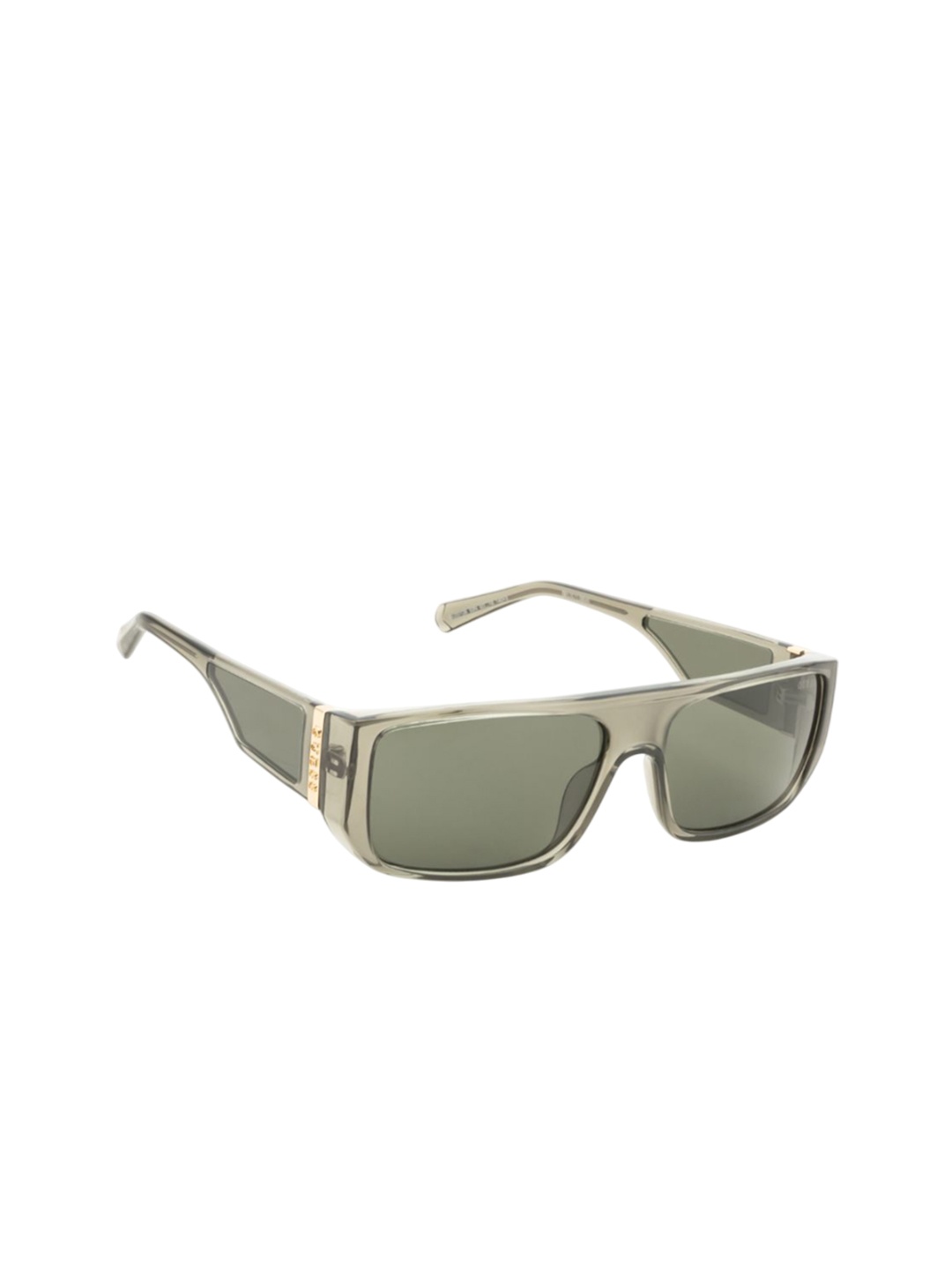 

GUESS Unisex Rectangle Sunglasses with UV Protected Lens GUS0013693N60SG-Green