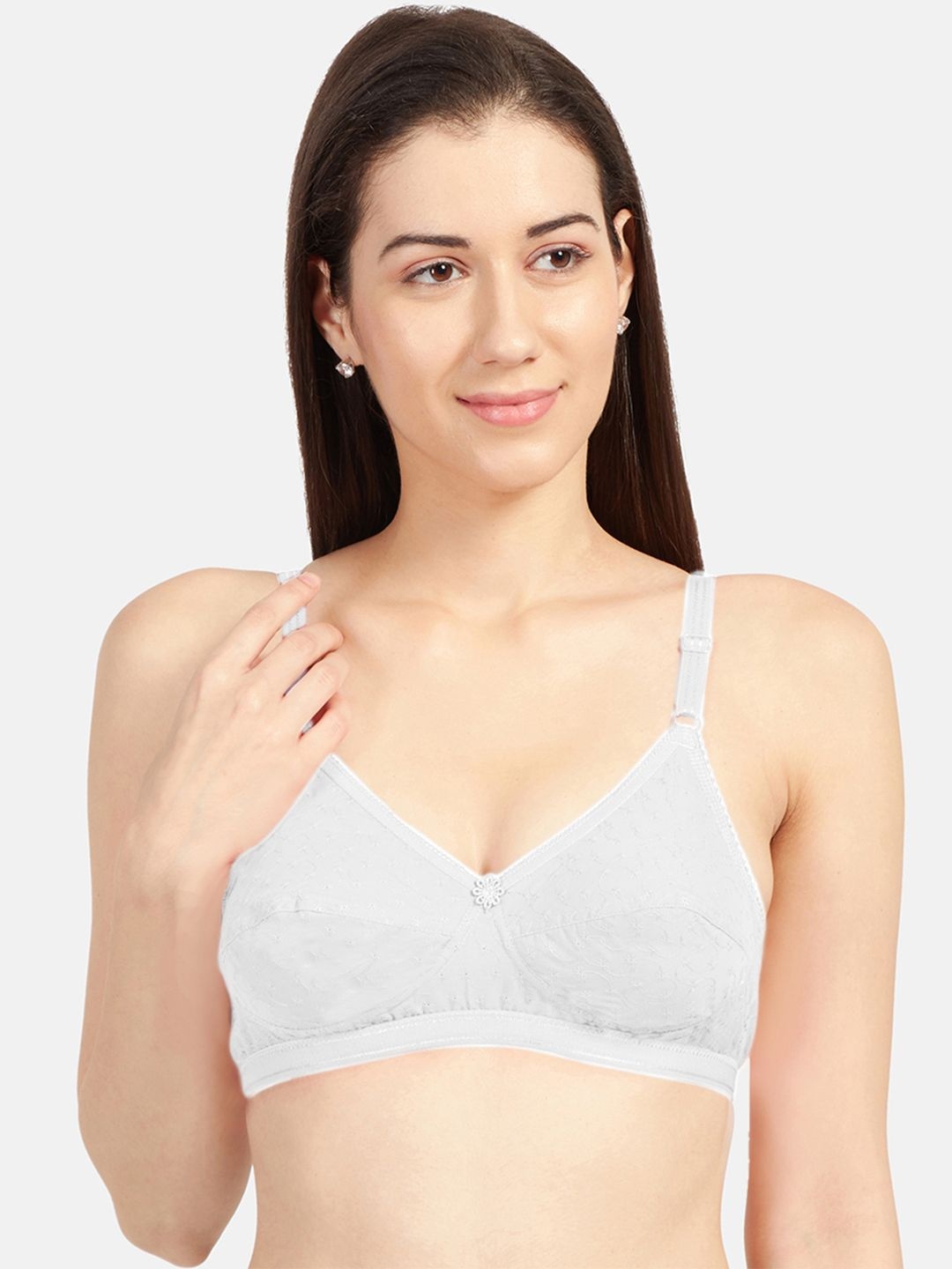 

Sonari Floral Bra Medium Coverage, White