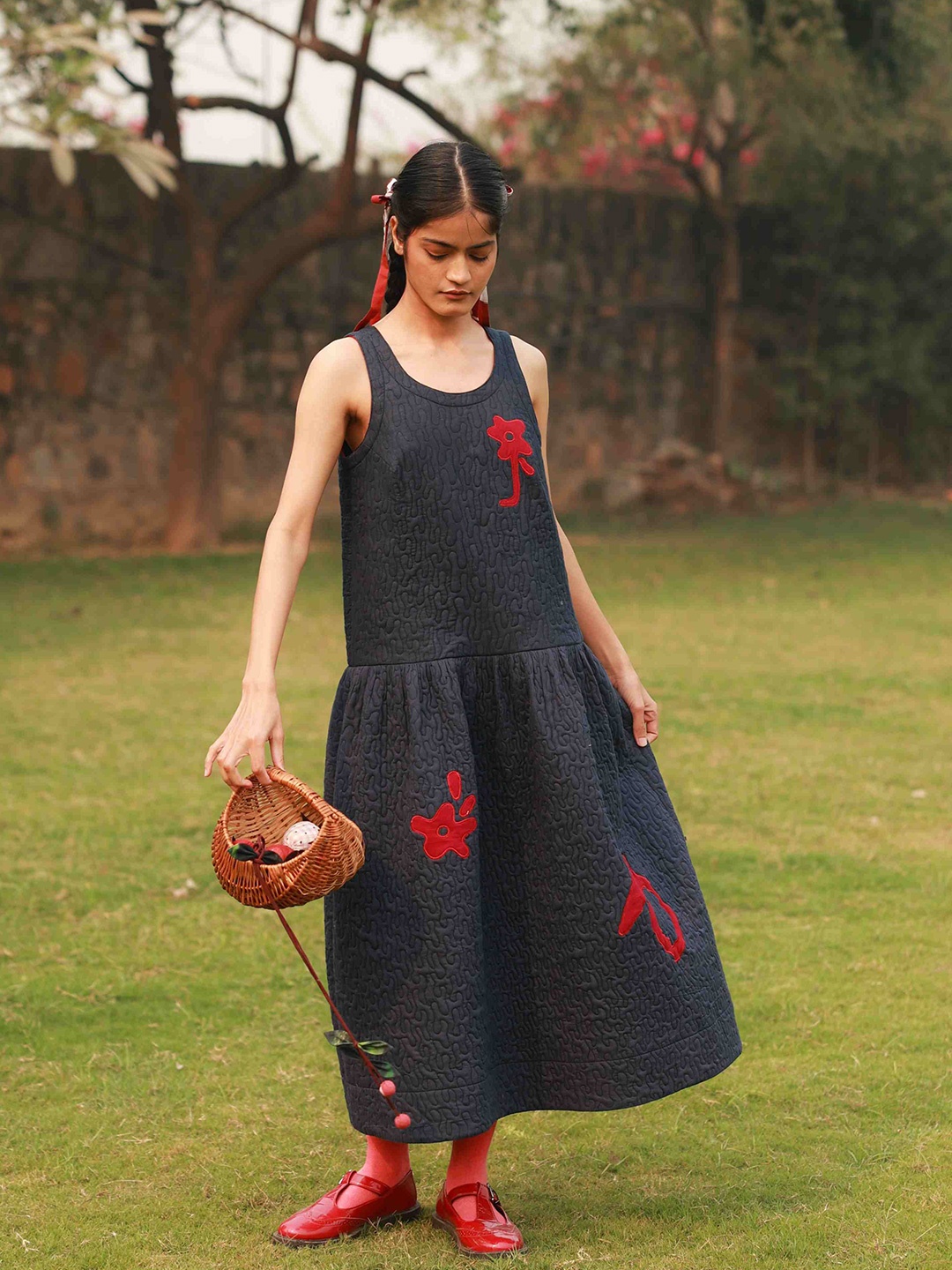 

Doodlage Solid Dress, Navy blue